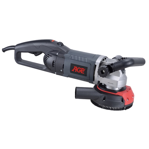 [10204.005.207.4049.005.026] Betonschleifer AGP G125 / 230V/2200W / Ø125mm / 4300-7200 u/min / Haube aufklappbar für Randschliff / exkl. Dia-Topfscheibe
